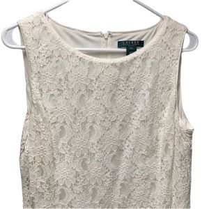 Lauren Ralph Lauren White floral dress